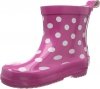 PLAYSHOES 180358 18-pink krótkie kalosze w grochy